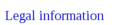 Legal information
